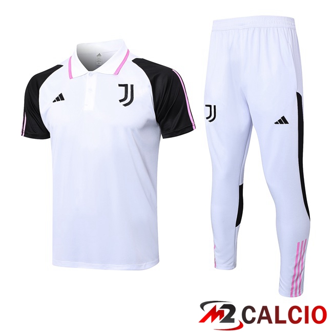 Maglia Polo Juventus + Pantaloni Bianco 2023/2024
