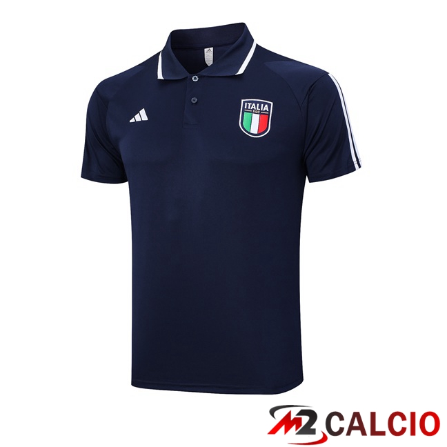 Maglia Polo Italia Blu Reale 2023/2024