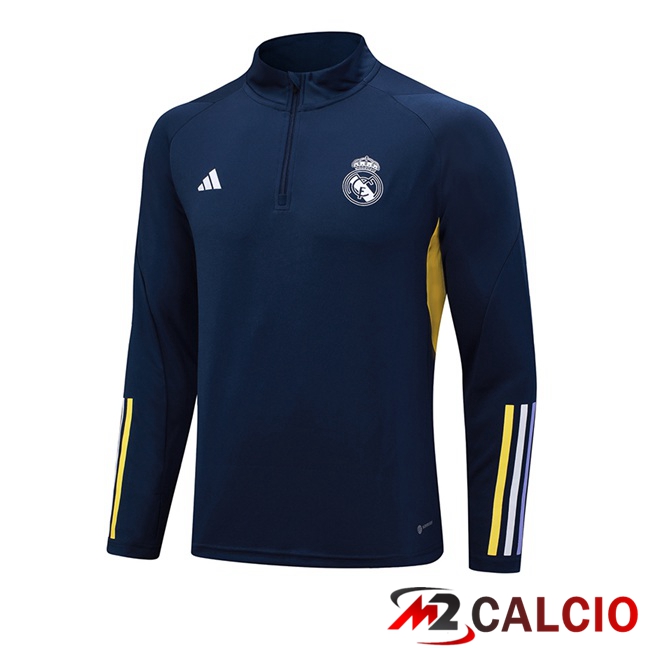 Felpa Allenamento Real Madrid Blu Reale 2023/2024