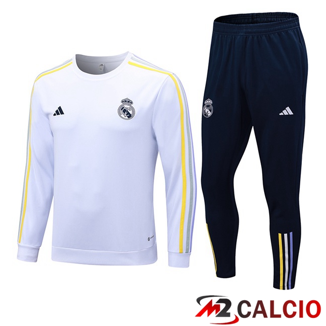 Insieme Tuta Calcio Real Madrid Bianco 2023/2024