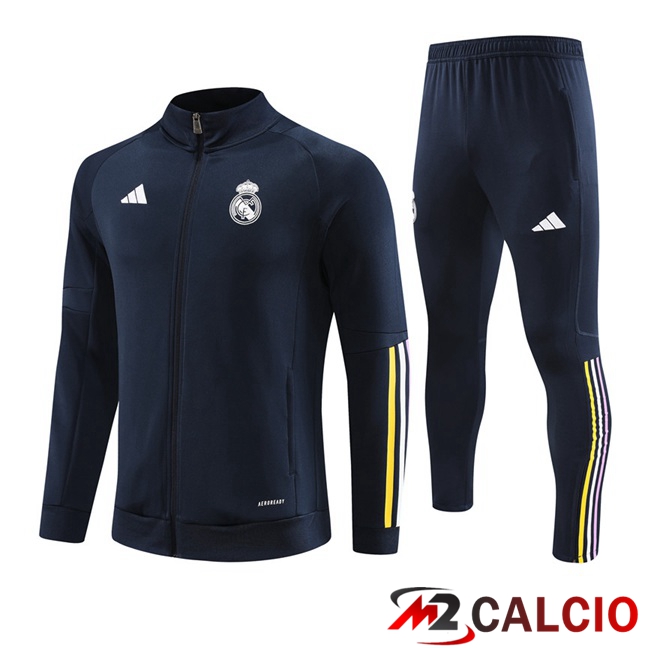 Insieme Tuta Calcio - Giacca Real Madrid Blu Reale 2023/2024