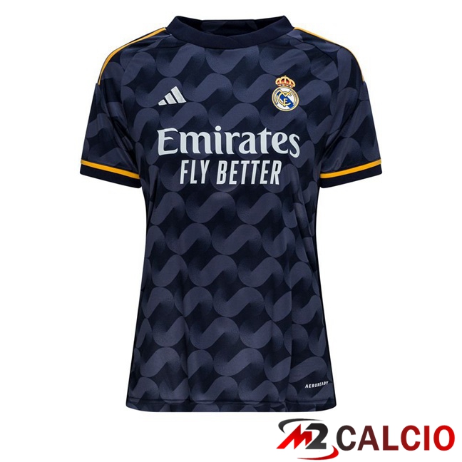 Maglie Calcio Real Madrid Donna Seconda Blu Reale 2023/2024