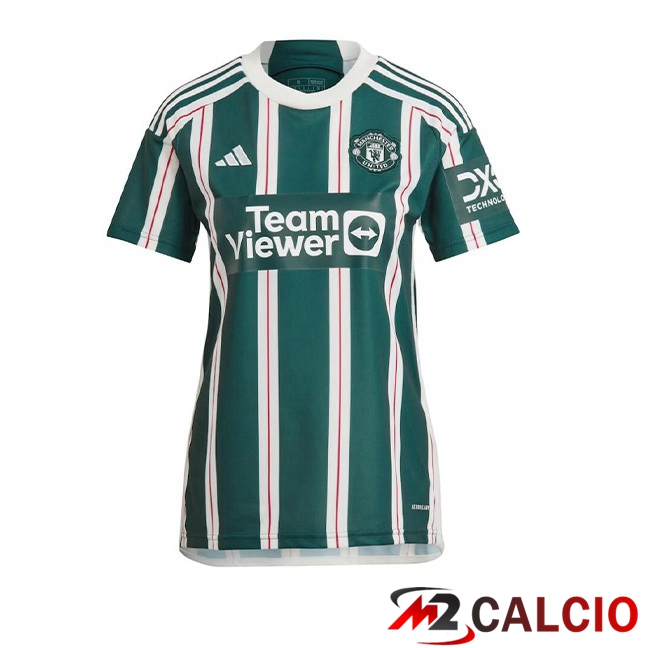 Maglie Calcio Manchester United Donna Seconda Verde 2023/2024