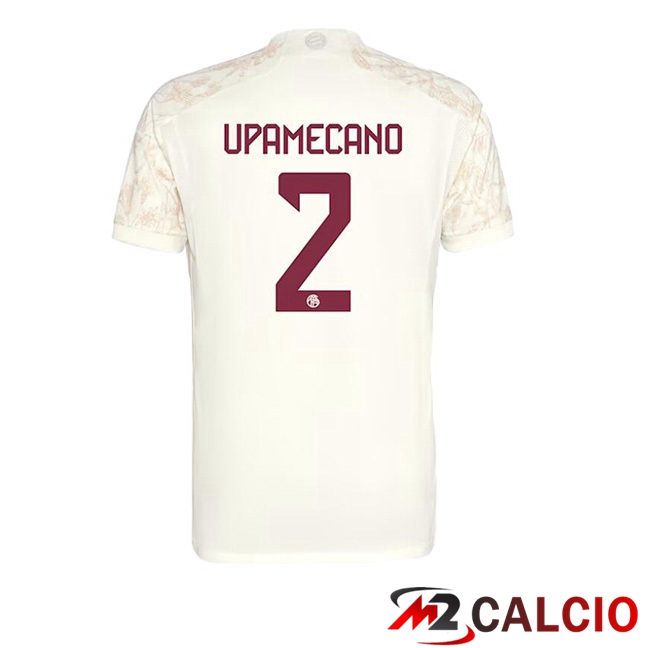 Maglie Calcio Bayern Monaco (Upamecano 2) Terza Giallo 2023/2024