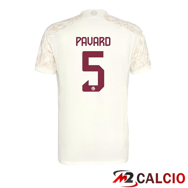 Maglie Calcio Bayern Monaco (Pavard 5) Terza Giallo 2023/2024