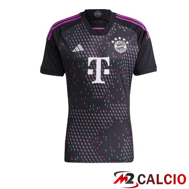 Maglie Calcio Bayern Monaco Seconda Nero 2023/2024