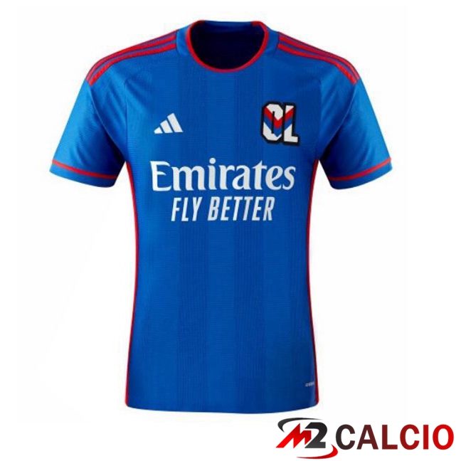 Maglie Calcio Lyon OL Seconda Blu 2023/2024