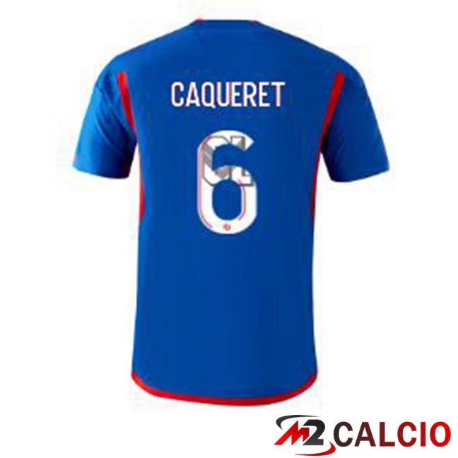 Maglie Calcio Lyon OL (CAQUERET 6) Seconda Blu 2023/2024