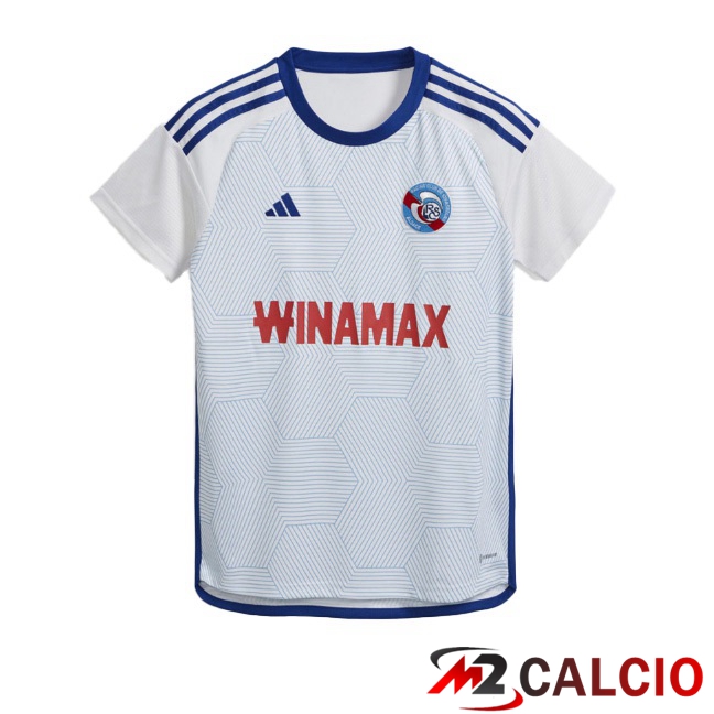 Maglie Calcio RC Strasbourg Alsace Seconda Bianco 2023/2024