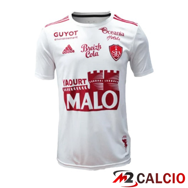 Maglie Calcio Stade Brestois Seconda Bianco 2023/2024