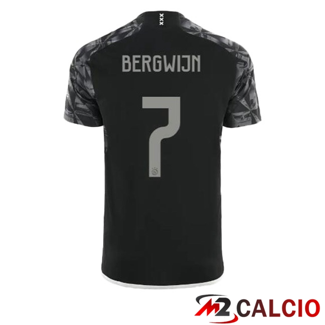 Maglie Calcio AFC Ajax (Bergwijn 7) Terza Nero 2023/2024
