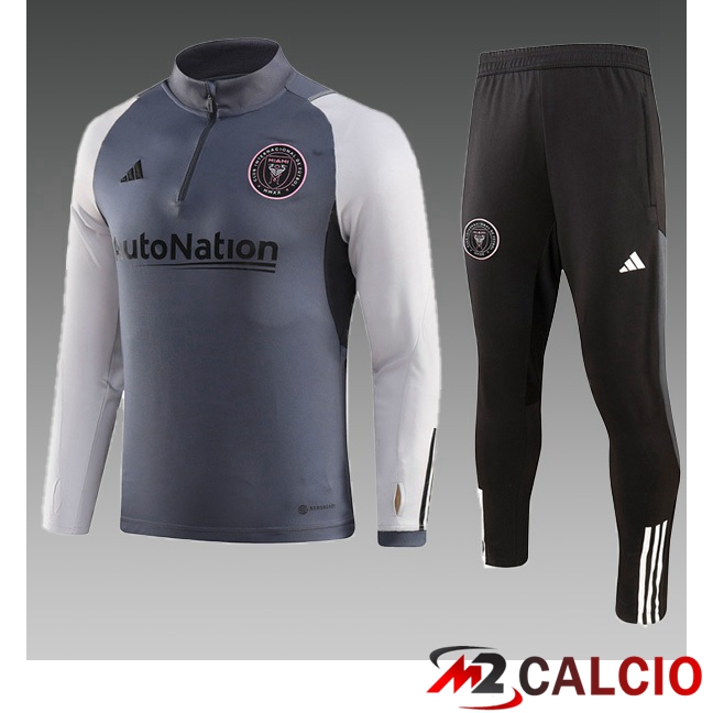 Insieme Tuta Calcio Inter Miami CF Bambino Grigio 2023/2024