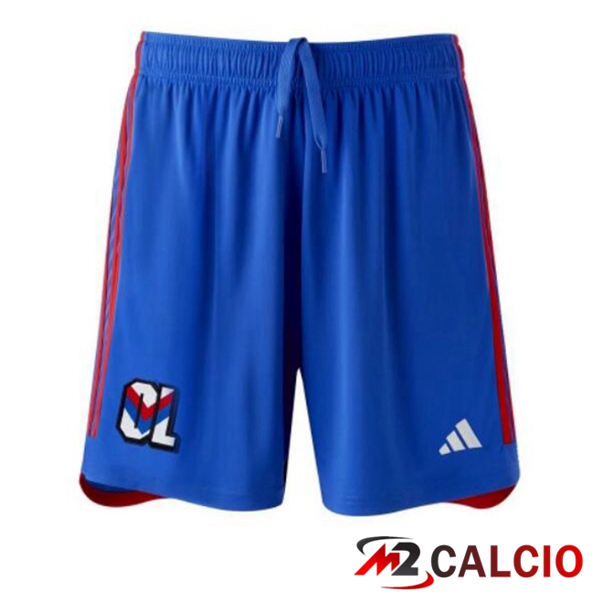 Pantaloncini Calcio Lyon OL Seconda Blu 2023/2024