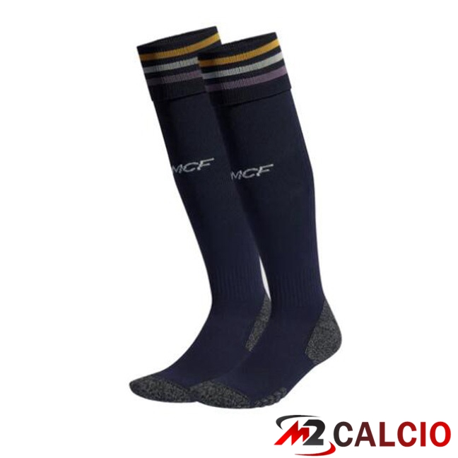 Calzini Calcio Real Madrid Seconda Blu Reale 2023/2024