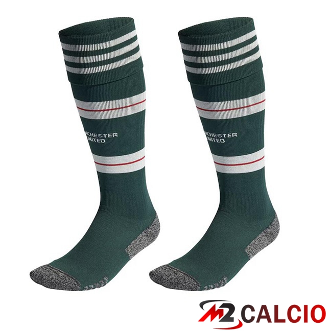 Calzini Calcio Manchester United Seconda Verde 2023/2024
