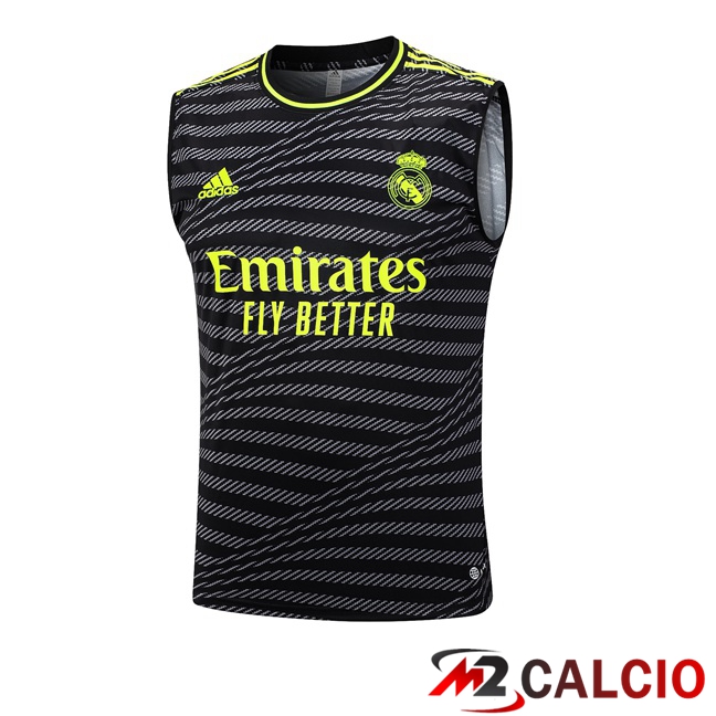 Canotta Calcio Real Madrid Nero 2023/2024