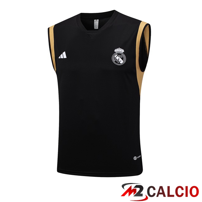 Canotta Calcio Real Madrid Nero 2023/2024