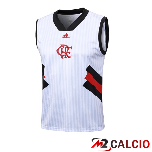 Canotta Calcio Flamengo Bianco 2023/2024
