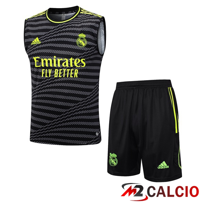 Canotta Calcio Real Madrid + Pantaloncini Nero 2023/2024