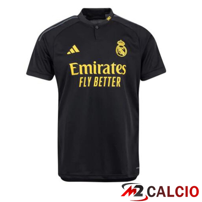 Maglie Calcio Real Madrid Terza Nero 2023/2024