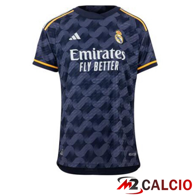 Maglie Calcio Real Madrid Seconda Blu Reale 2023/2024