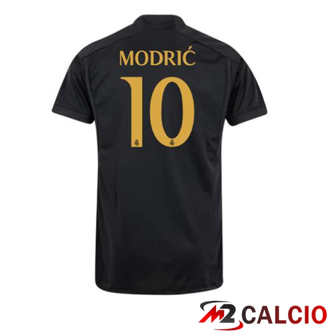 Maglie Calcio Real Madrid (Modrić 10) Terza Nero 2023/2024