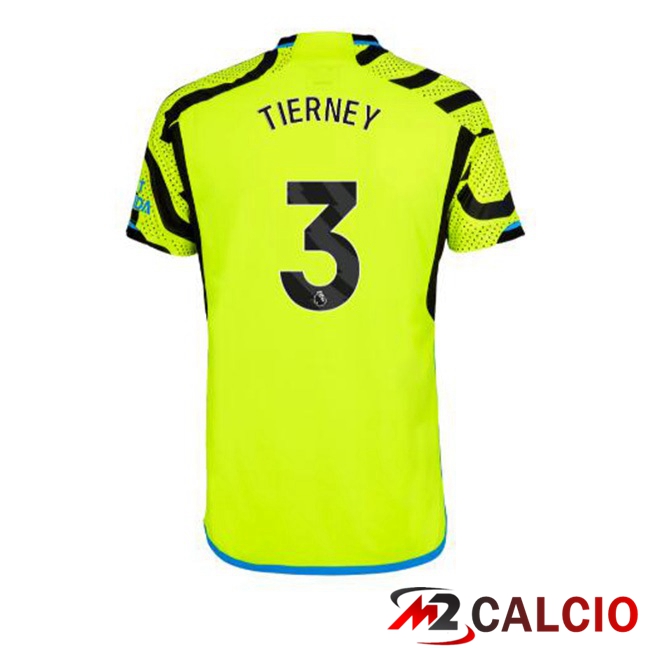 Maglie Calcio Arsenal (TIERNEY 3) Seconda Verde 2023/2024