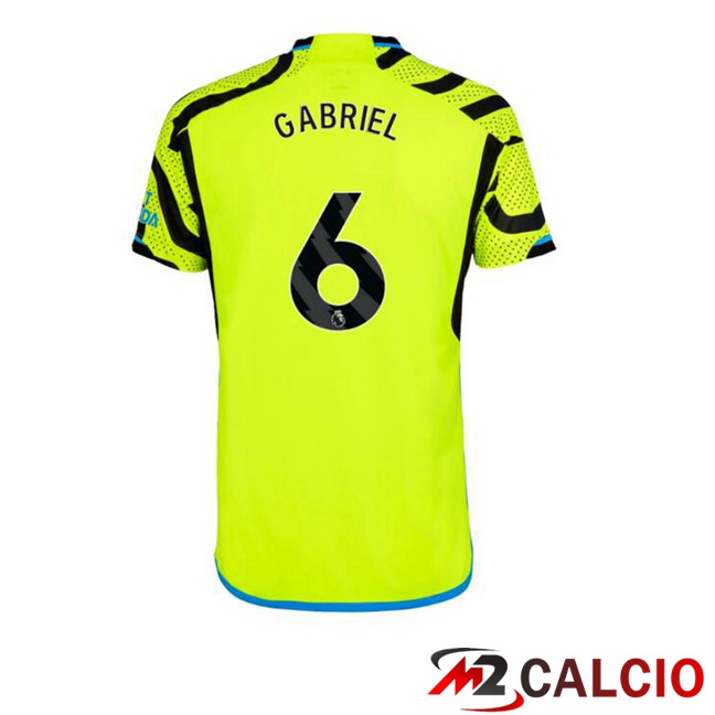 Maglie Calcio Arsenal (GABRIEL 6) Seconda Verde 2023/2024