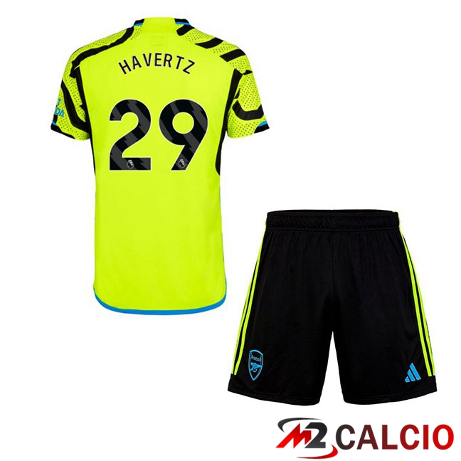 Maglie Calcio Arsenal (HAVerdeZ 29) Bambino Seconda Verde 2023/2024