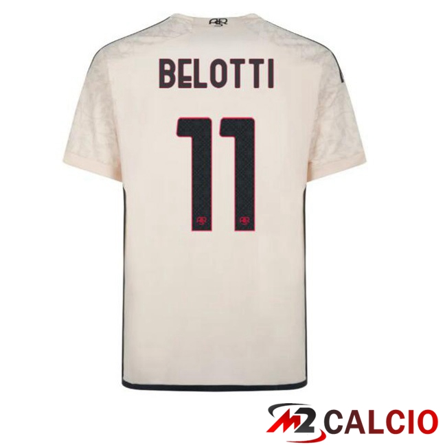 Maglie Calcio AS Roma (BELOTTI 11) Seconda Giallo 2023/2024