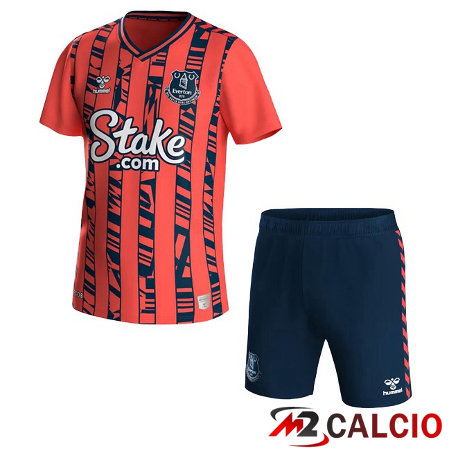Maglie Calcio Everton Bambino Seconda Rosso 2023/2024