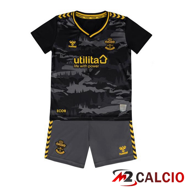 Maglie Calcio Southampton FC Bambino Terza Nero 2023/2024