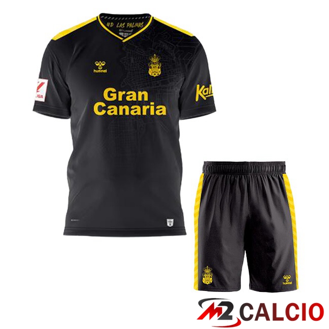 Maglie Calcio UD Las Palmas Bambino Seconda Nero 2023/2024