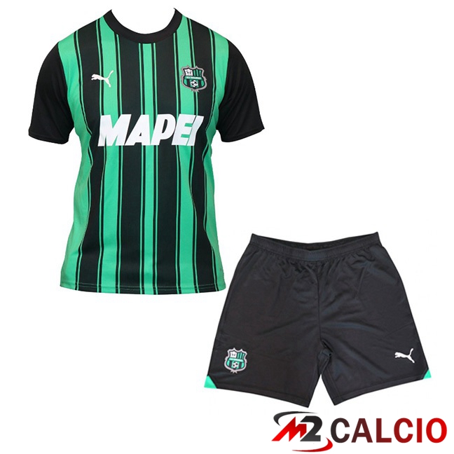 Maglie Calcio US Sassuolo Bambino Prima Verde 2023/2024