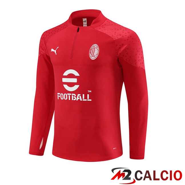 Felpa Allenamento AC Milan Rosso 2023/2024