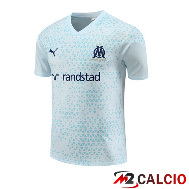 T Shirt Allenamento Marsiglia OM Blu 2023/2024