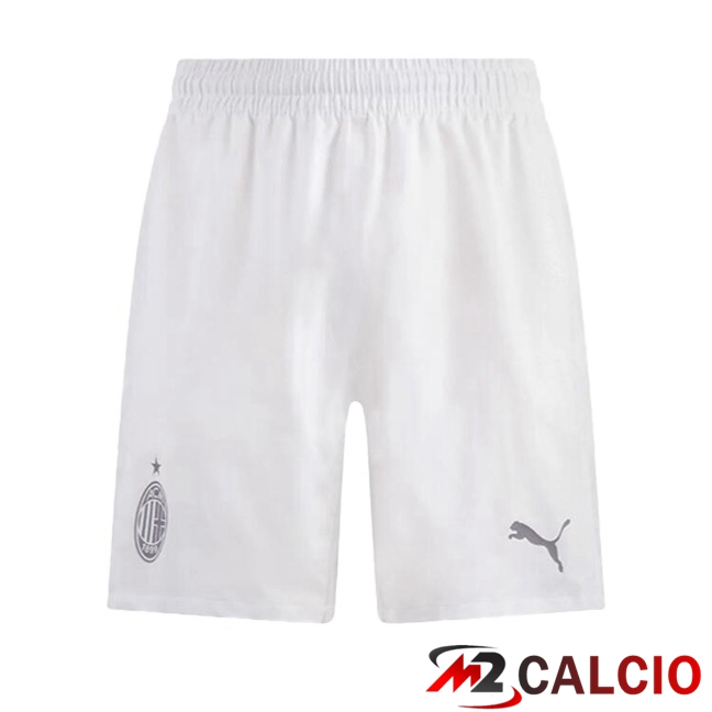 Pantaloncini Calcio AC Milan Seconda Bianco 2023/2024