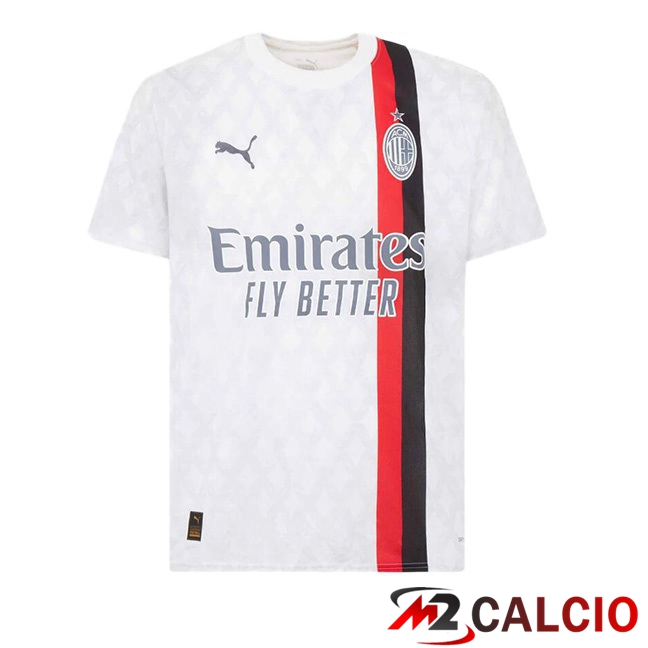 Maglie Calcio AC Milan Seconda Bianco 2023/2024