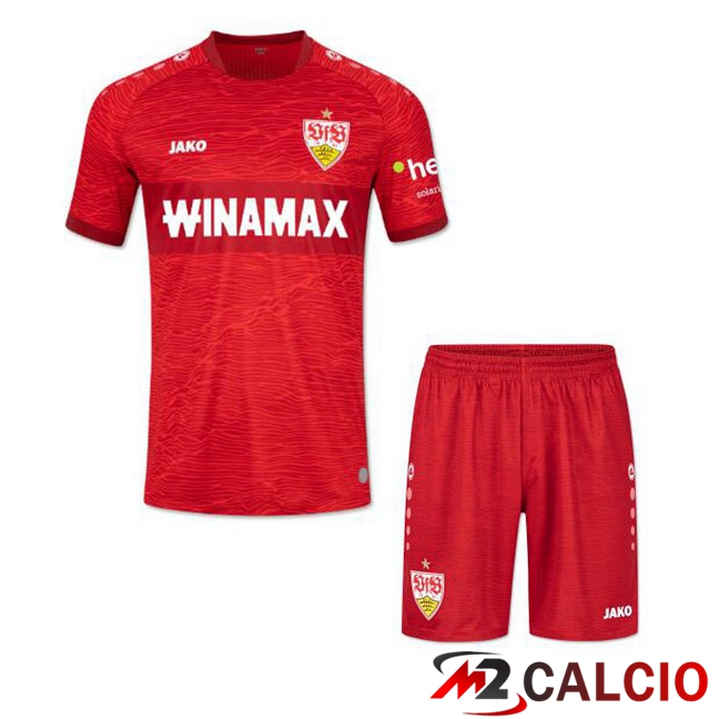Maglie Calcio VfB Stuttgart Bambino Seconda Rosso 2023/2024