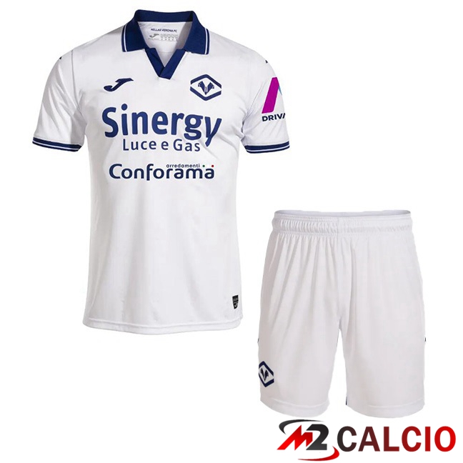 Maglie Calcio Hellas Verone Bambino Terza Bianco 2023/2024