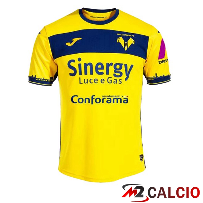 Maglie Calcio Hellas Verone Seconda Giallo 2023/2024