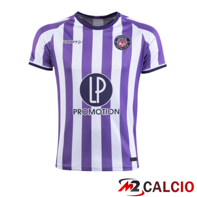 Maglie Calcio Toulouse Prima Viola Bianco 2023/2024