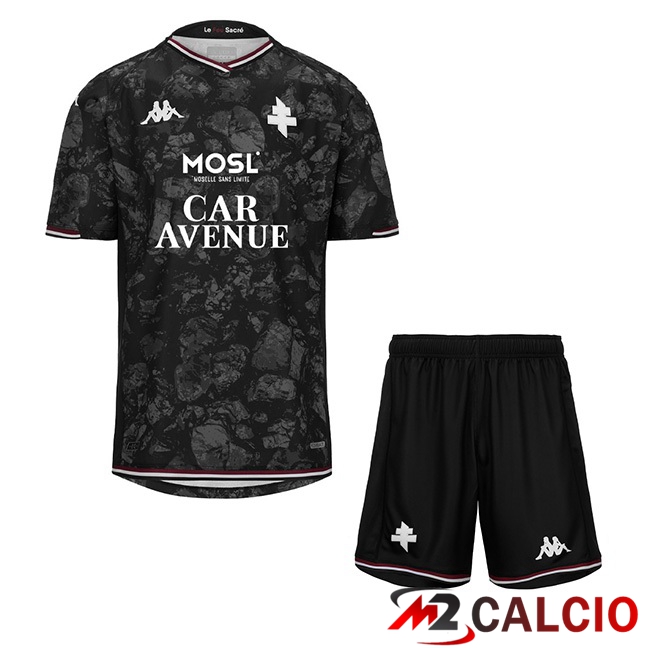 Maglie Calcio FC Metz Bambino Terza Nero 2023/2024