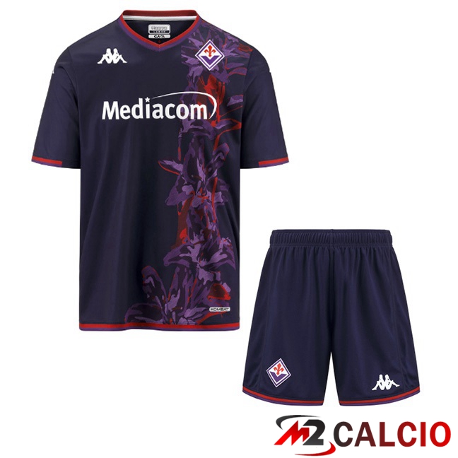 Maglie Calcio ACF Fiorentina Bambino Terza Nero 2023/2024