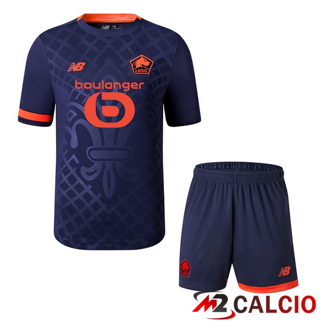 Maglie Calcio Lille OSC Bambino Terza Nero 2023/2024