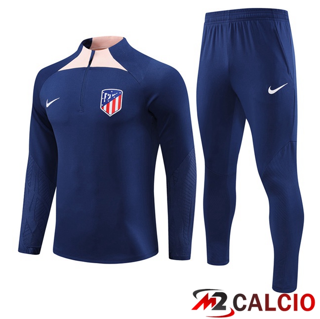 Insieme Tuta Calcio Atletico Madrid Blu Reale 2023/2024