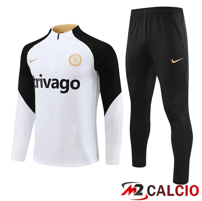 Insieme Tuta Calcio FC Chelsea Bianco 2023/2024