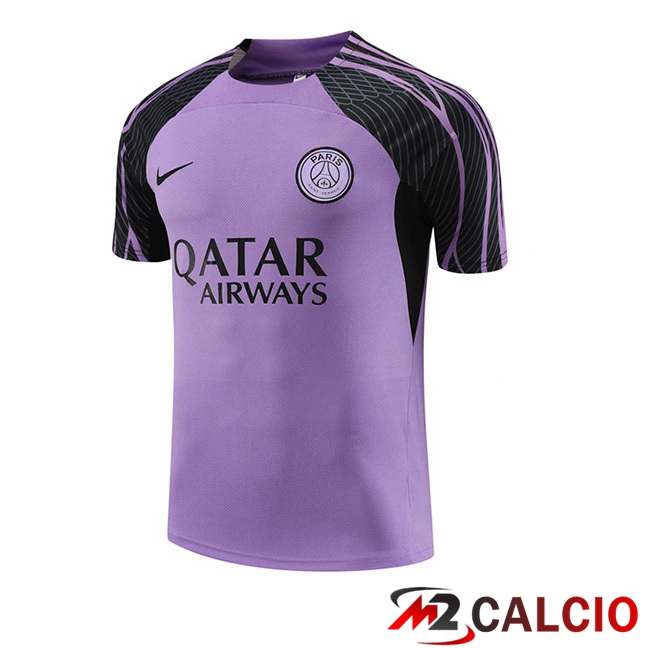 T Shirt Allenamento Paris PSG Viola 2023/2024