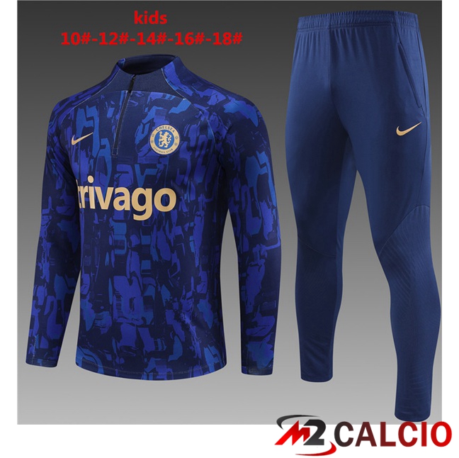 Insieme Tuta Calcio FC Chelsea Bambino Blu 2023/2024