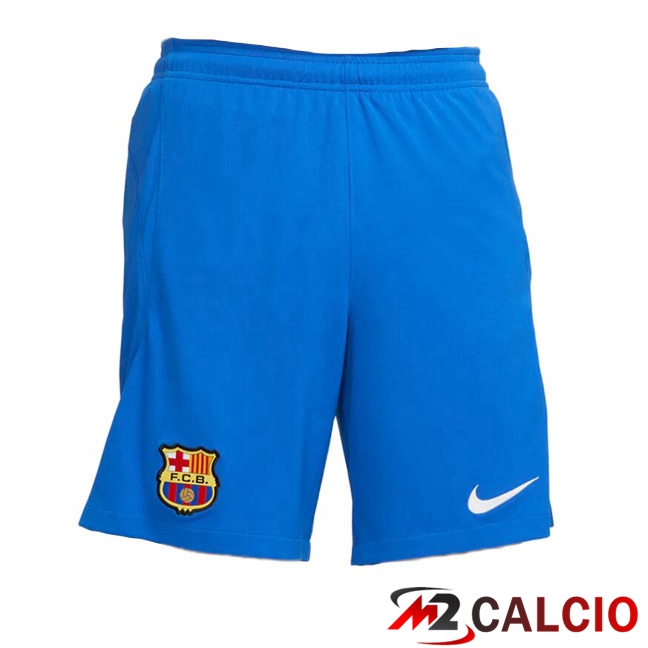 Pantaloncini Calcio FC Barcellona Seconda Blu 2023/2024